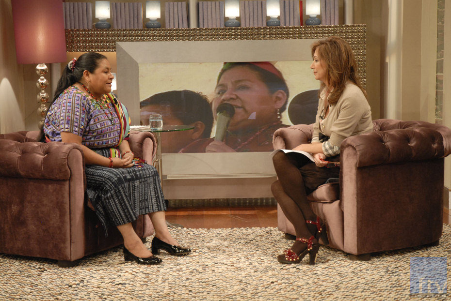 Rigoberta Menchú en 'El programa de Ana Rosa'