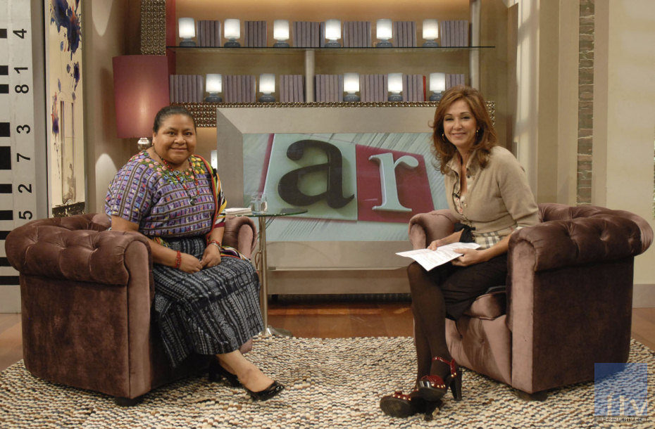 Rigoberta Menchú acude a 'El programa de Ana Rosa'