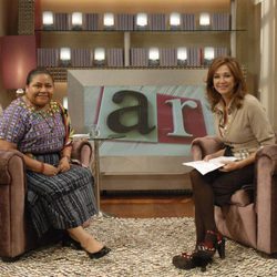 Rigoberta Menchú acude a 'El programa de Ana Rosa'