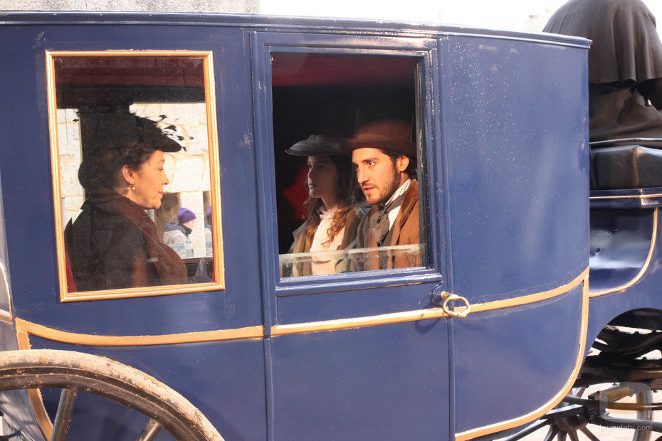 María Bouzas, Álex Gadea y Alejandra Onieva