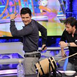 Orlando Bloom bromea con Pablo Motos