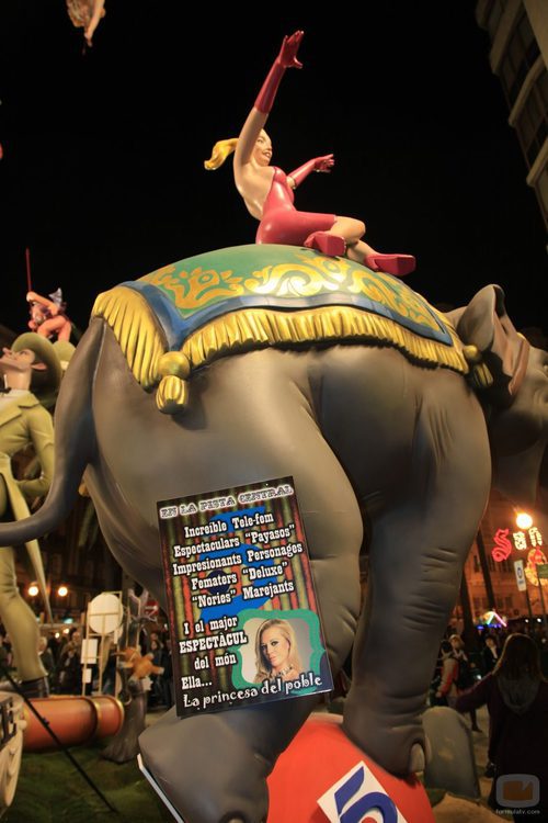 Belén Esteban, la Princesa del Pueblo, en las Fallas 2011