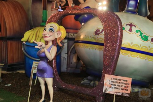 Belén Esteban, estrella de las Fallas 2011