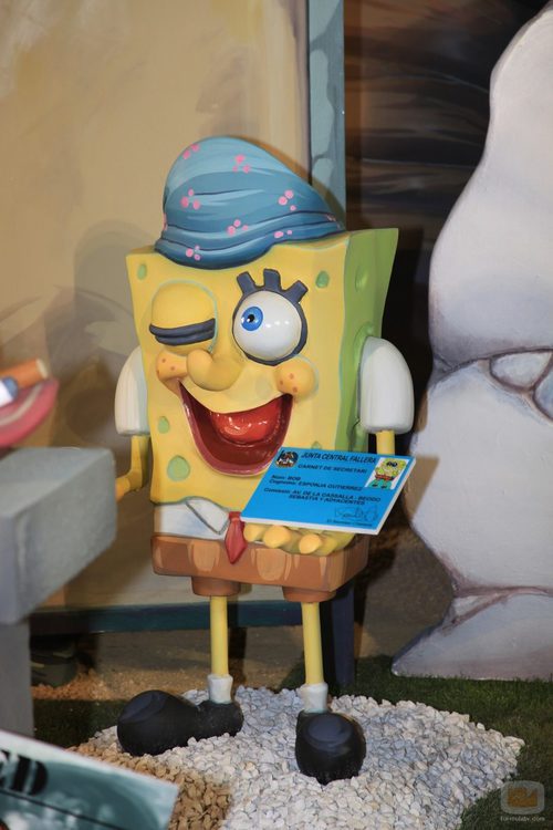 Bob Esponja Gutiérrez en las Fallas 2011