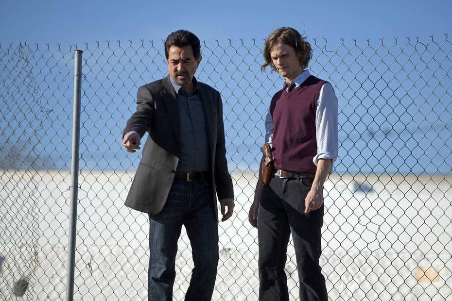 David Rossi (Joe Mantegna) y Dr. Spencer Reid (Matthew Gray Gubler)