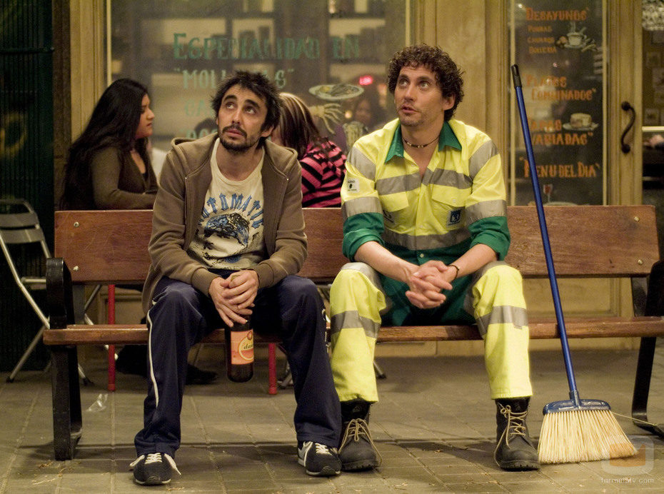 "El barajas" y Luisma en 'Aída'