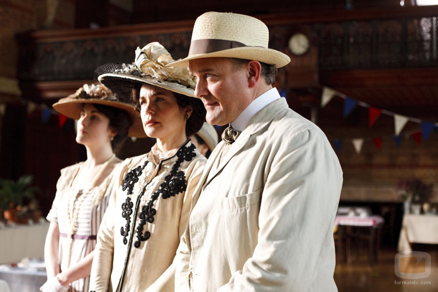 Elisabeth McGovern y Hugh Bonneville, protagonistas de 'Downton Abbey'