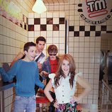 Los protas de 'La Gira' en la Hamburguesería TM