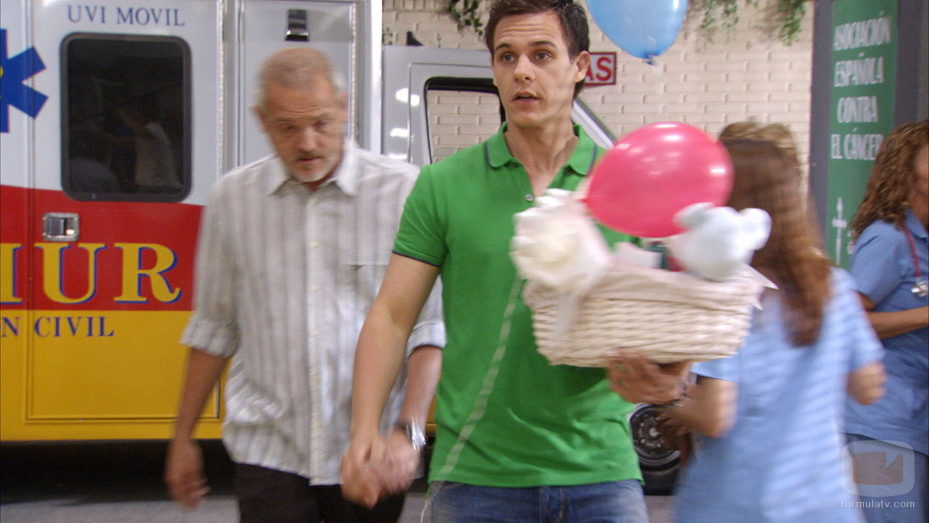 El presentador Christian Gálvez en 'Hospital Central'
