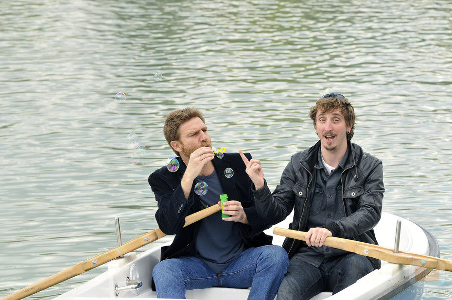 Juanjo Artero e Iván Massague, de 'El barco'