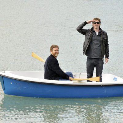 Juanjo Artero e Iván Massagué navegan por El Retiro