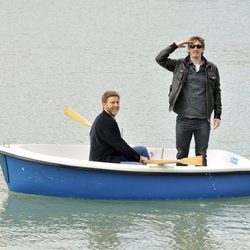Juanjo Artero e Iván Massagué navegan por El Retiro