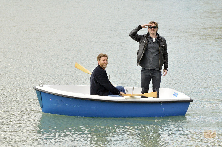 Juanjo Artero e Iván Massagué navegan por El Retiro