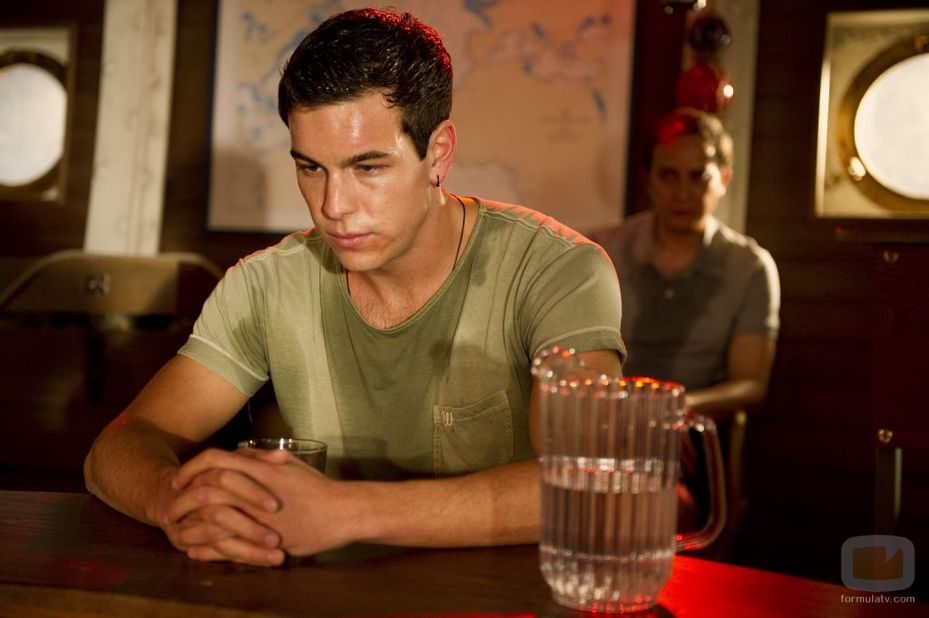 Mario Casas empapado en sudor