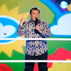 Jack Black presentando la gala de los Kids' Choice Awards