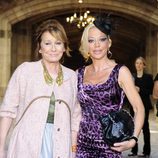 Mila Ximénez y Belén Esteban en la boda de Óscar Cornejo