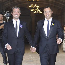 Jaume Collboni y Óscar Cornejo se casan