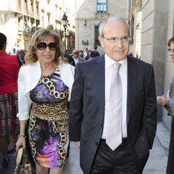 José Montilla en la boda de Óscar Cornejo y Jaume Collboni