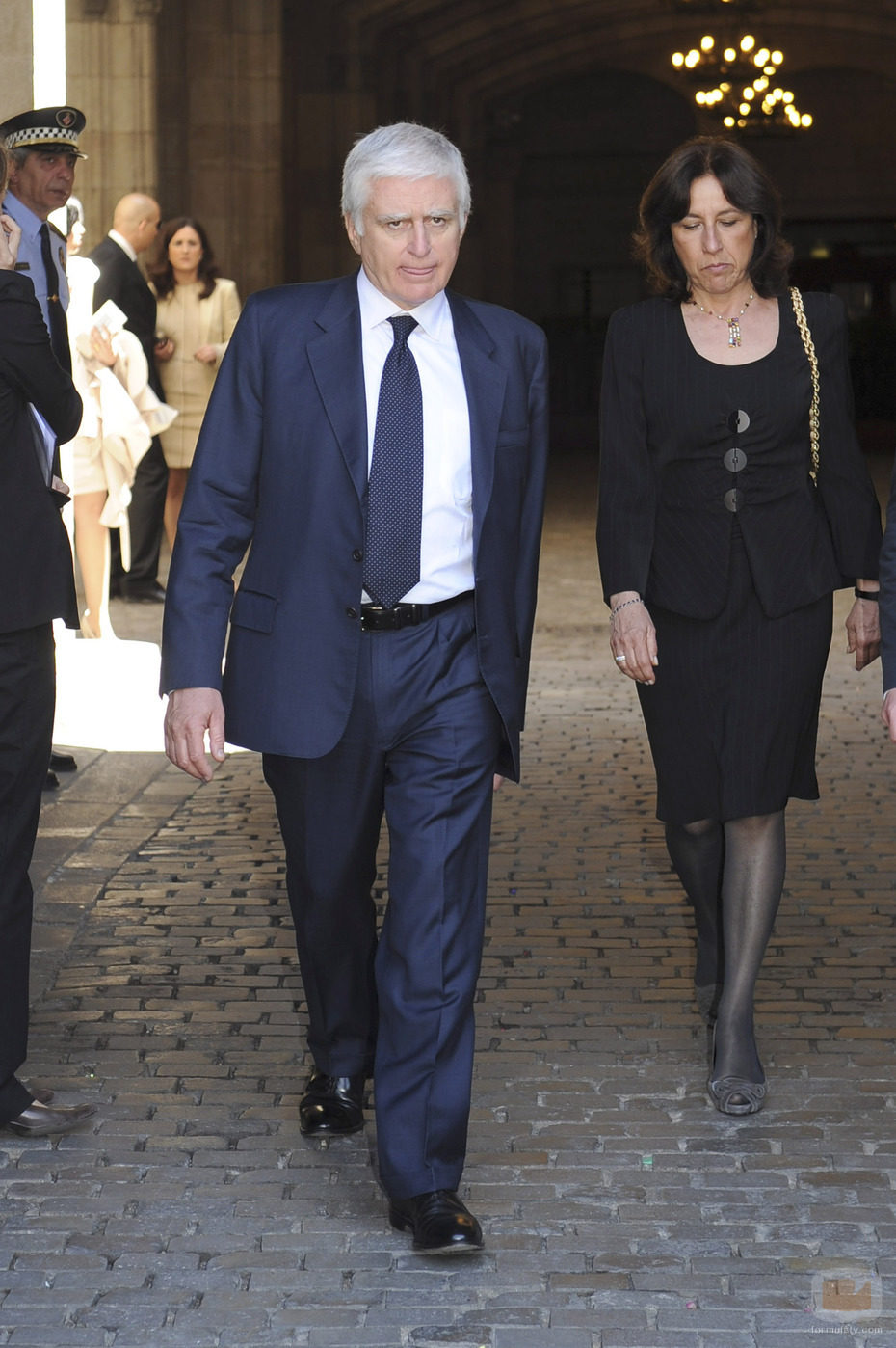 Paolo Vasile en la boda de Óscar Cornejo y Jaume Collboni