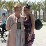 Mila Ximénez y Belén Esteban no se separaron en la boda de Óscar Cornejo