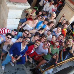 Asistentes a la Caravana de Palomos de 'El intermedio'