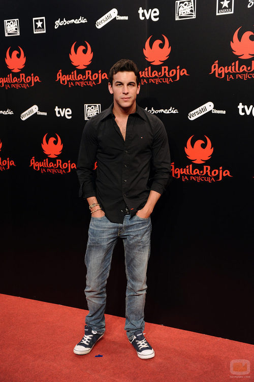 Mario Casas en la presentación de "Águila Roja, la película"