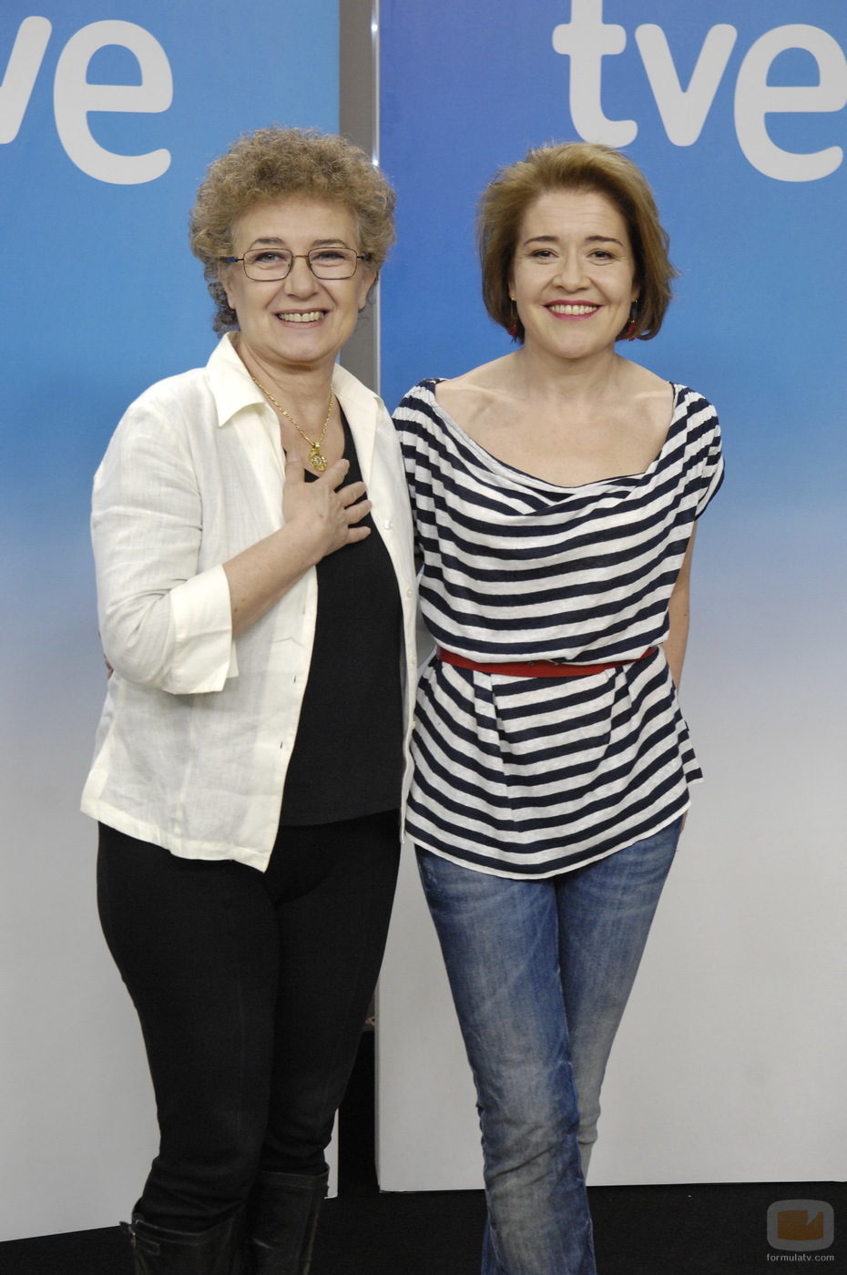 Las actrices Beatriz Carvajal y María Pujalte