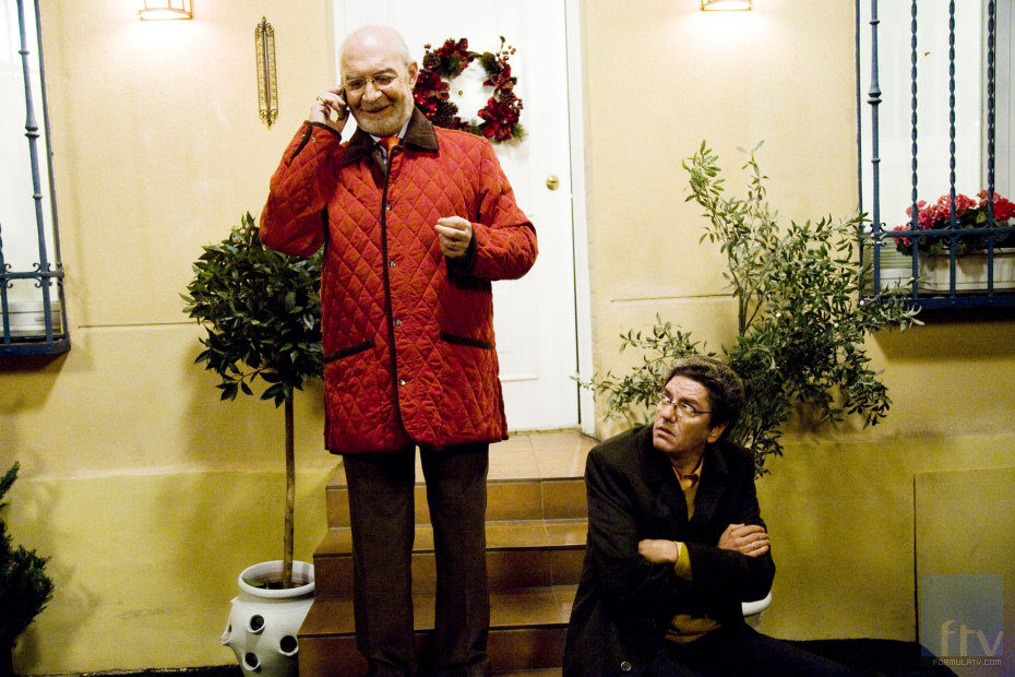 Pepe Ruiz y Antonio Dechent en la serie 'La familia Mata'