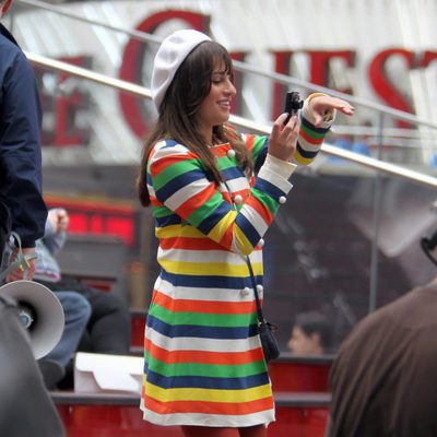 Lea Michele retrata el rodaje en Nueva York