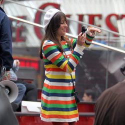 Lea Michele retrata el rodaje en Nueva York