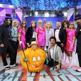 El equipo de 'Sálvame' se viste de 'Un, dos, tres'
