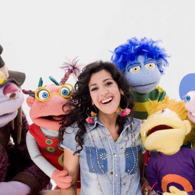 Lucía Pérez con los Lunnis