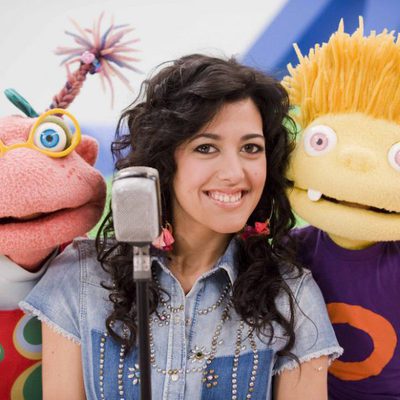 Lupita y Lucho con Lucía Pérez