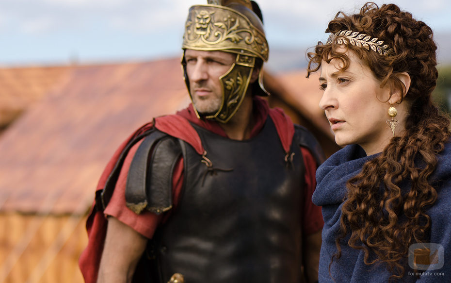 Marco y Claudia en la segunda temporada de 'Hispania'