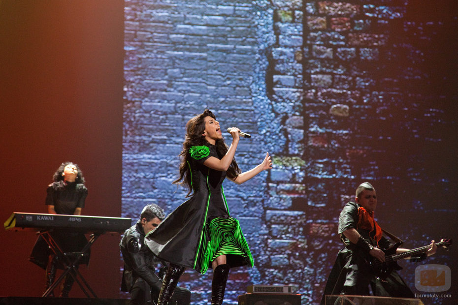 Eldrine (Georgia) en la final de Eurovisión 2011