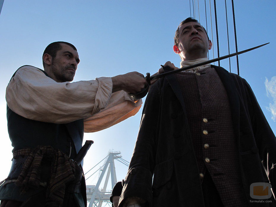 Fosco y el padre de Antón Velasco