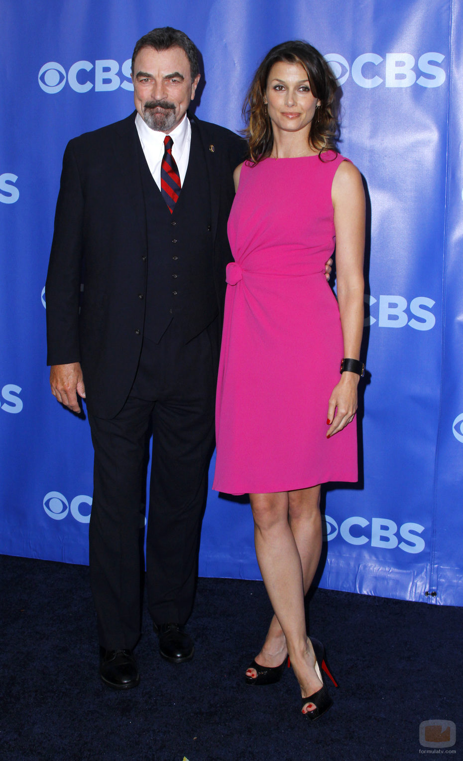 Tom Selleck y Bridget Moynahan en los Upfronts 2011 de CBS