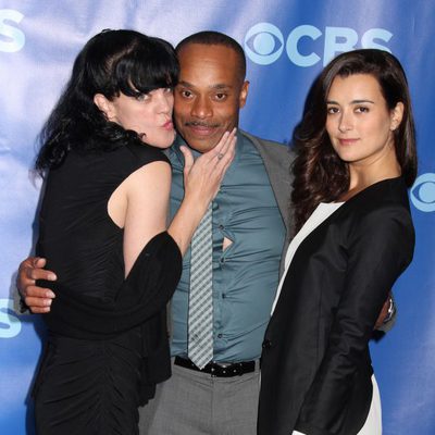 Pauley Perrette, Rocky Carroll y Cote de Pablo en los Upfronts 2011