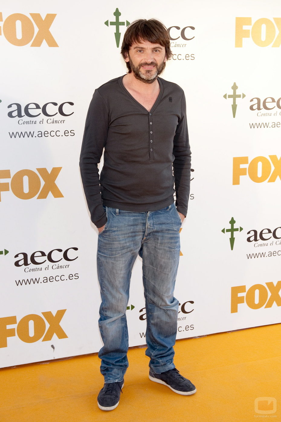 Fernando Tejero en el partido de fútbol de Fox