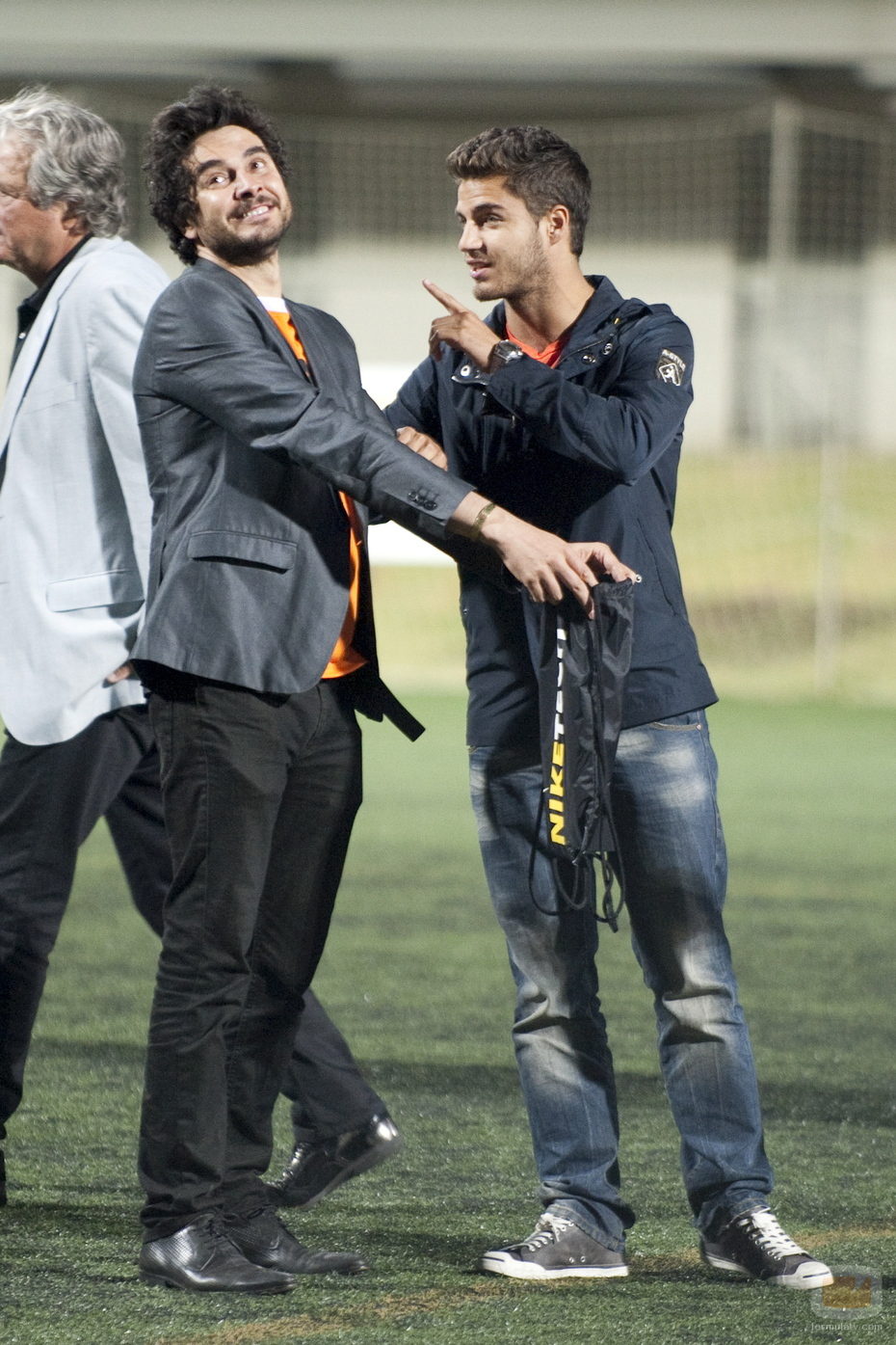 Maxi Iglesias bromea con José Manuel Seda
