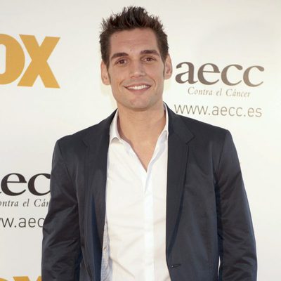 Josep Lobató en el photocall del partido de Fox