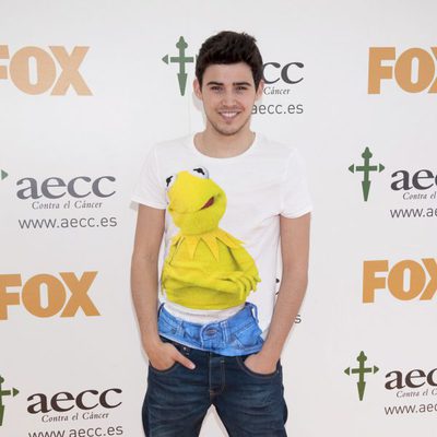 Ángel Capel de 'OT2009' en el partido de Fox