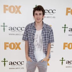 David Castillo en el photocall del partido de Fox