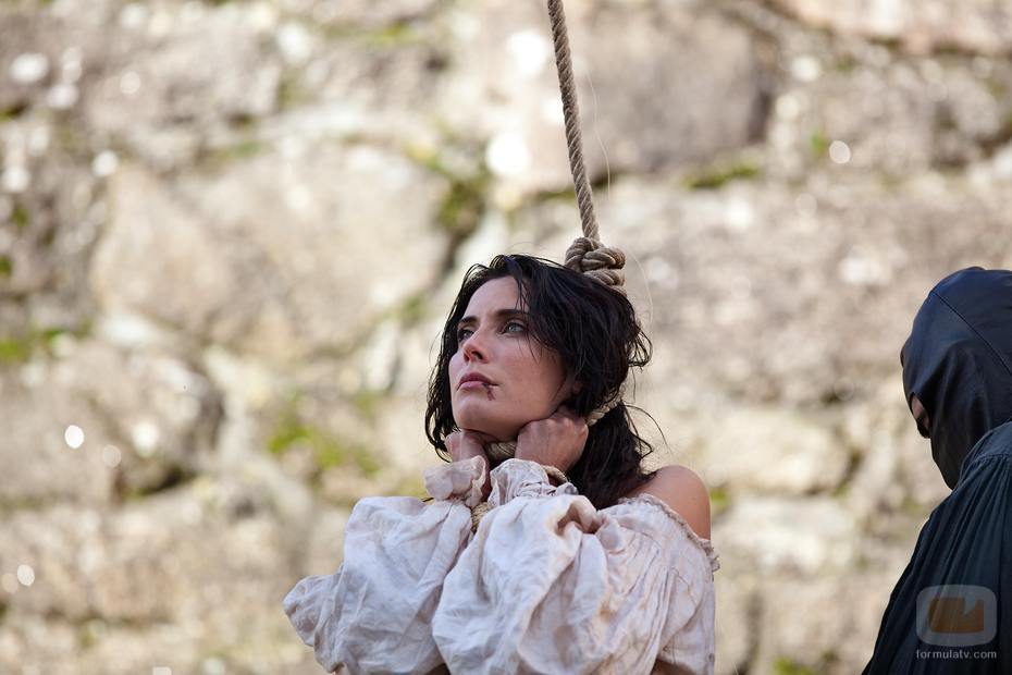 Carmen Bocanegra es capturada en la serie 'Piratas'