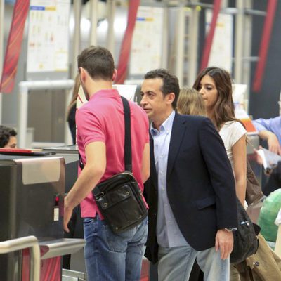 Íker Casillas, JJ Santos y Sara Carbonero antes de facturar