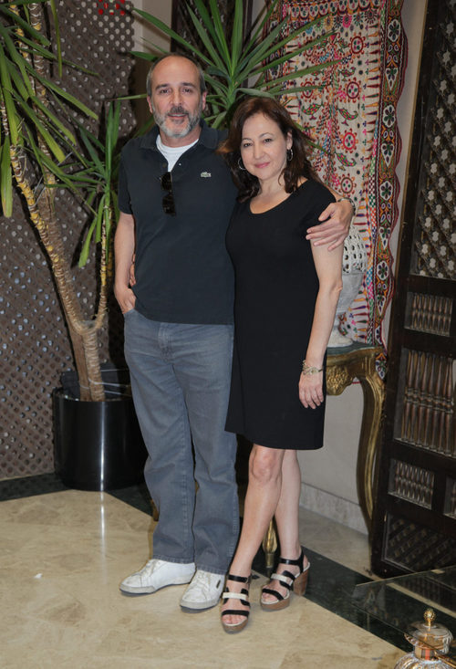 Fernando Guillén Cuervo y Carmen Machi en la presentación de 'Rescatando a Sara'
