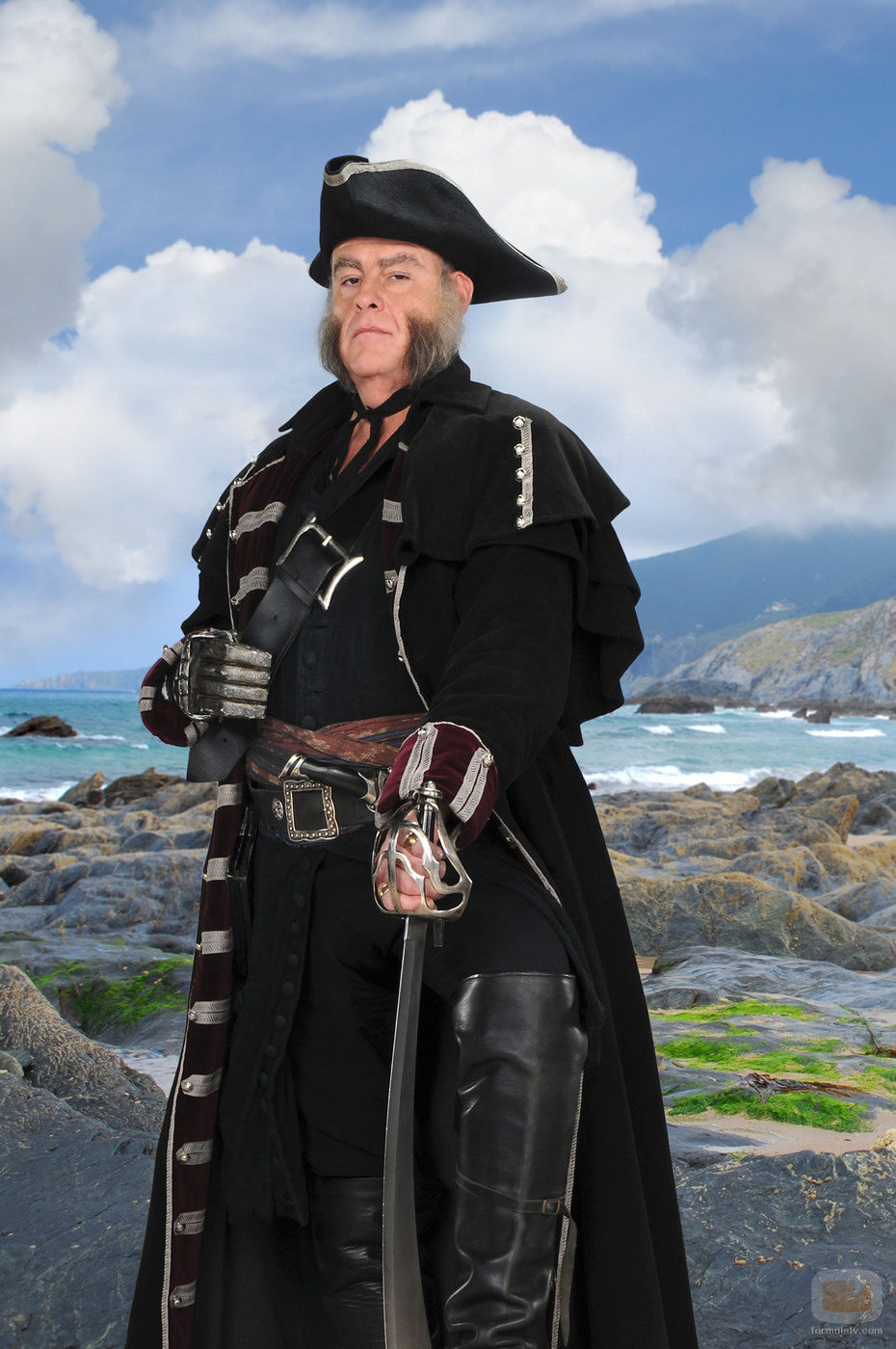 Aitor Mazo interpreta al Capitán Bocanegra en 'Piratas'