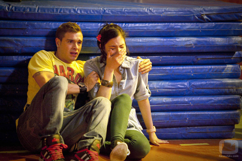 David y Yoli asustados en 'Nunca te olvides de mi nombre'