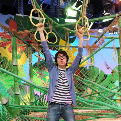Flipy en el plató de 'Involución'
