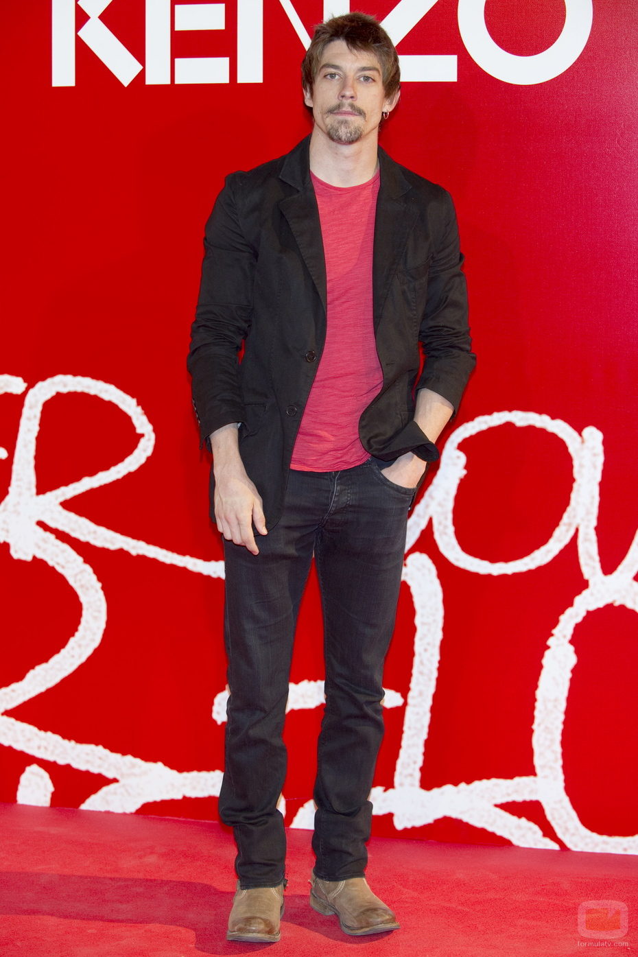 Adrián Lastra en la fiesta de Kenzo